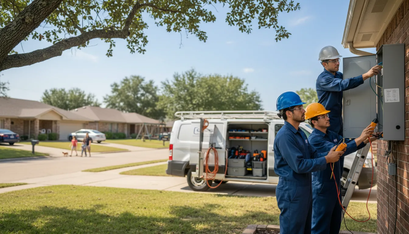 Certified electrician providing emergency electrical services in Patriot, OH